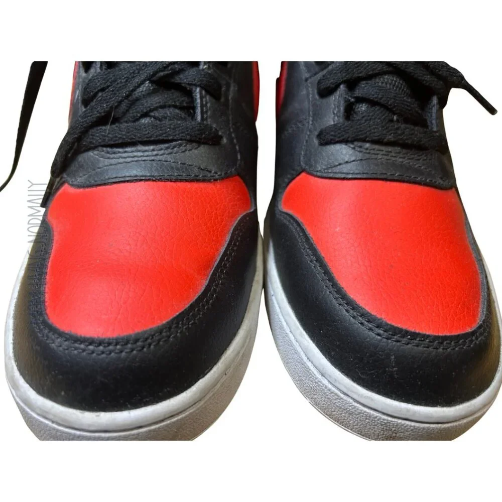Nike Ebernon Mid 'Bred' 9.5 Red/Black